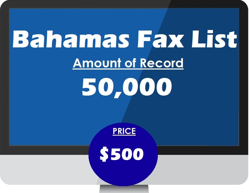 Buy Bahamas Fax List