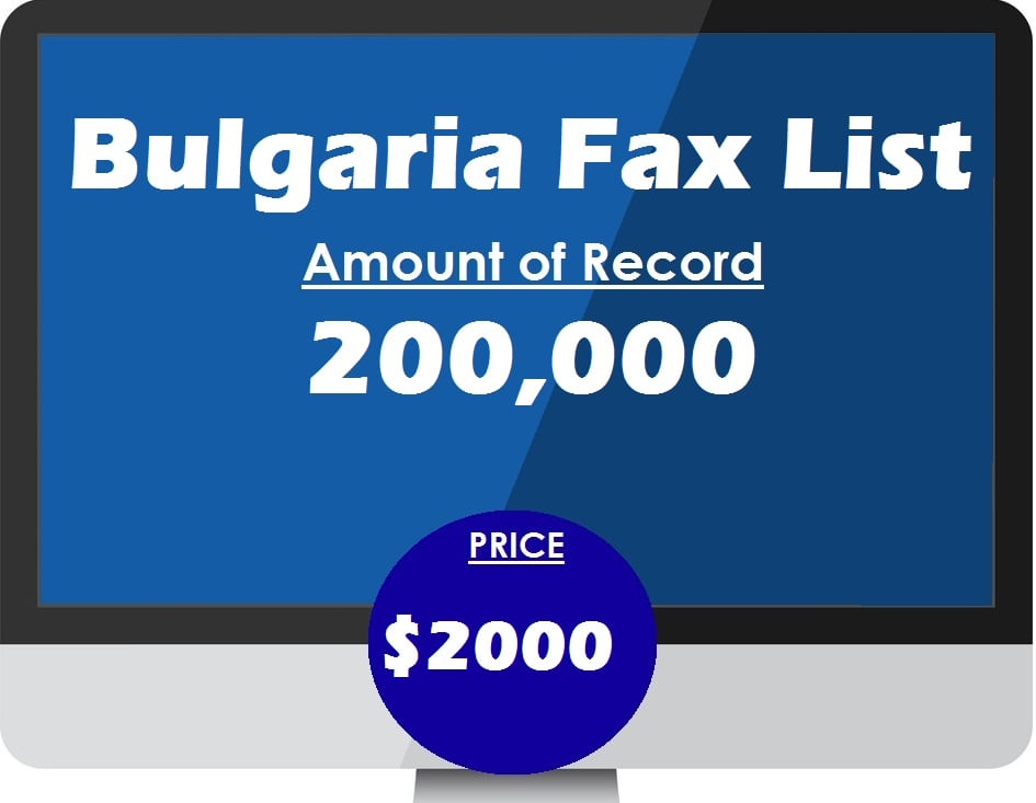 Buy Bulgaria Fax List