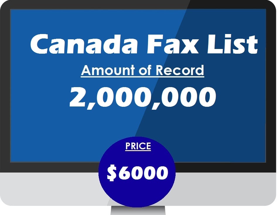 Buy Canada Fax List