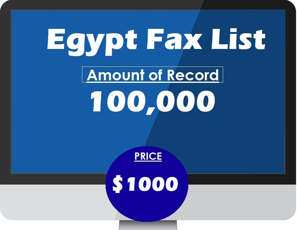 Buy EGYPT fax list