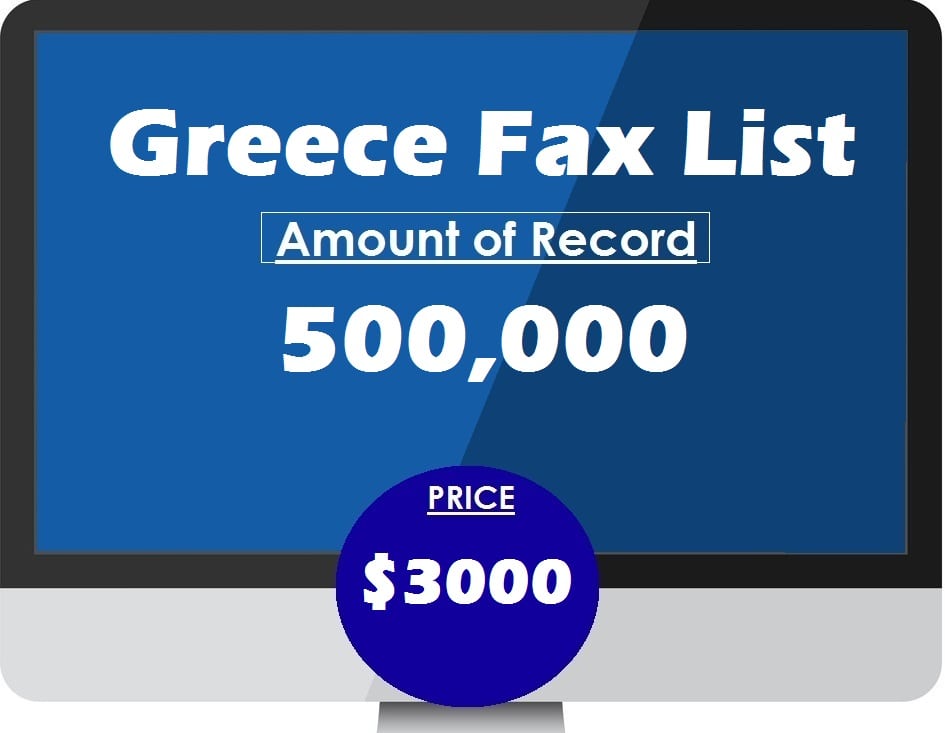 Buy Greece Fax List