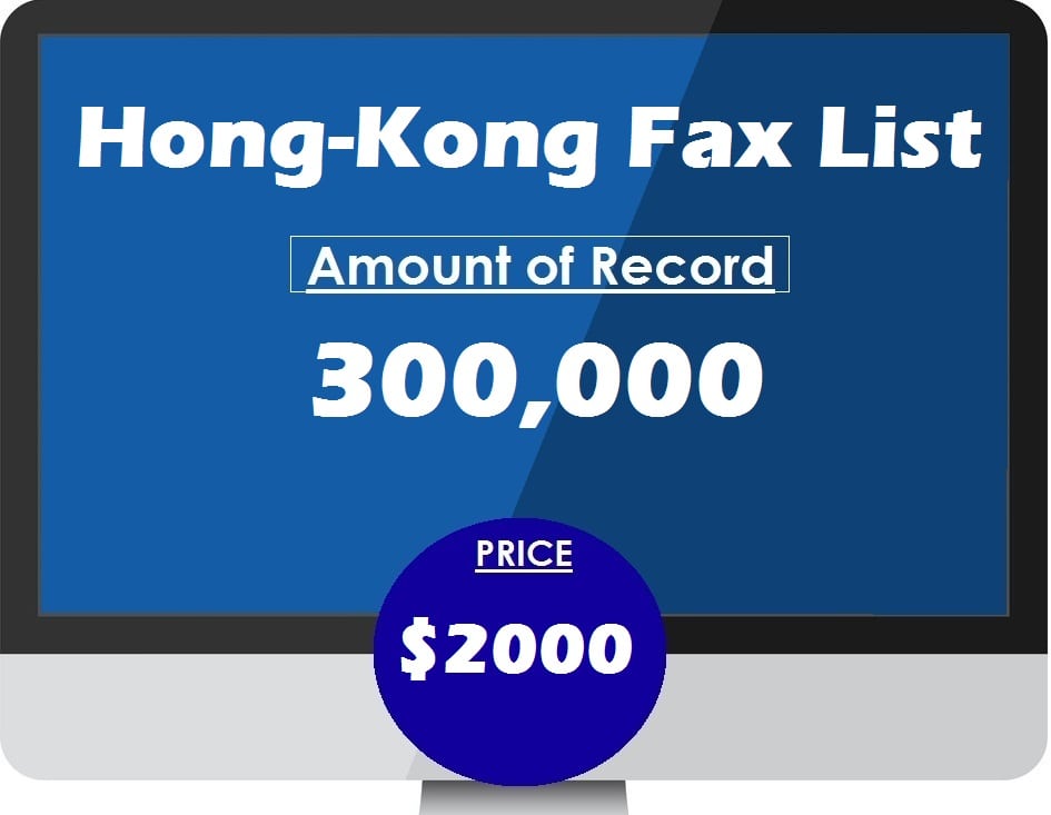 Buy Hong-Kong Fax List