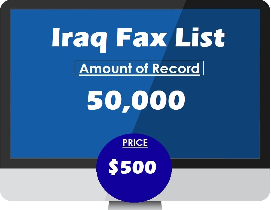 Buy Iraq Fax List