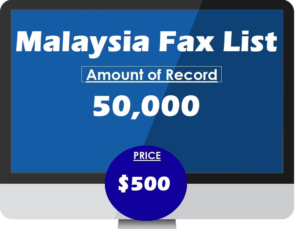 Buy Malaysia Fax List