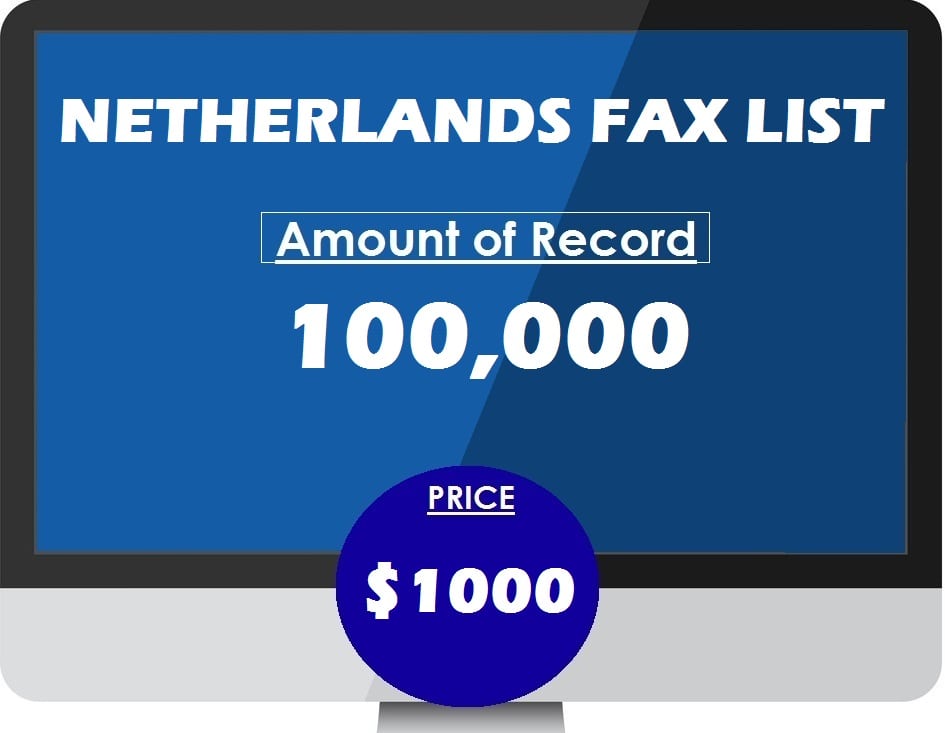 Buy NETHERLANDS FAX LIST