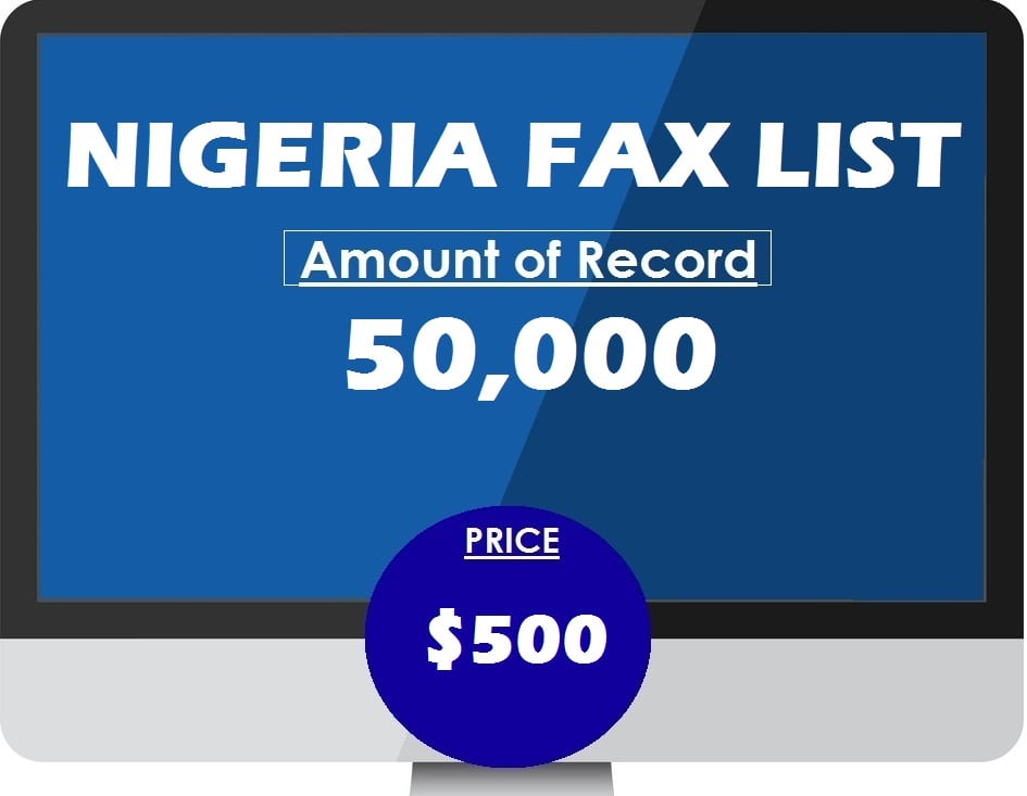 Buy NIGERIA FAX LIST