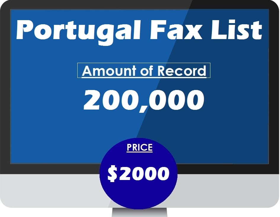 Buy Portugal Fax List