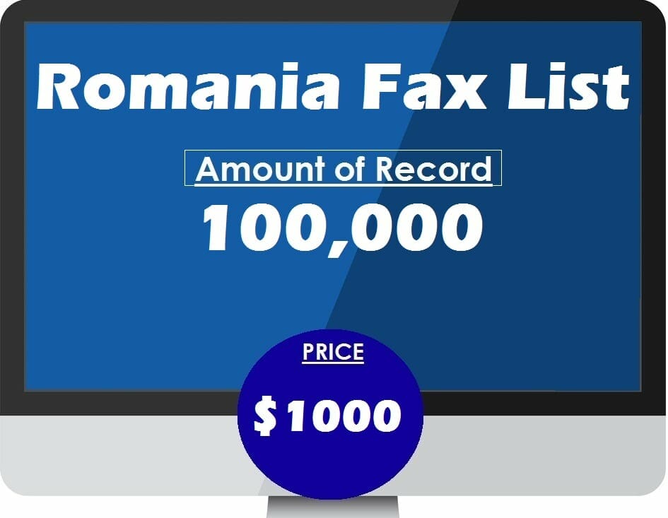 Buy Romania Fax List