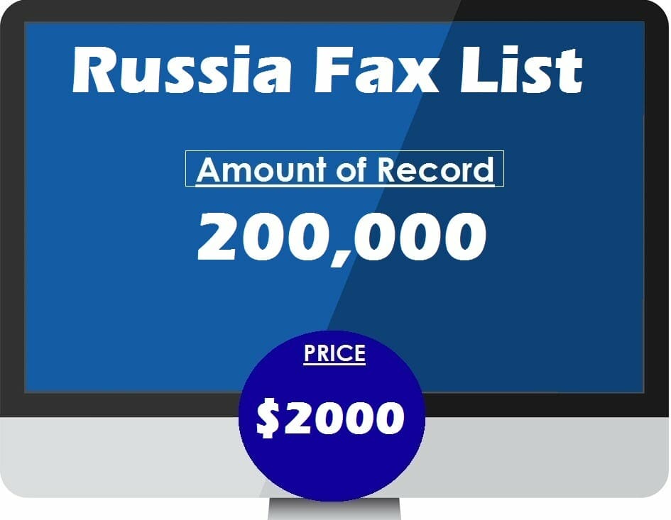 Buy Russia Fax List