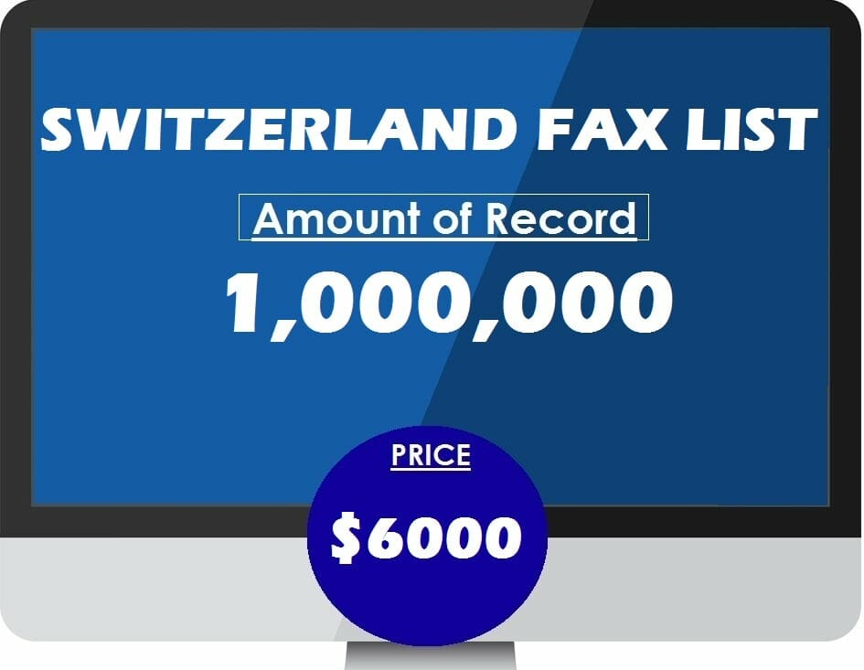 Buy SWITZERLAND FAX LIST