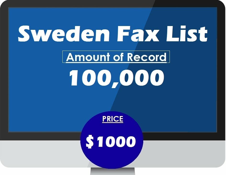 Buy Sweden Fax List