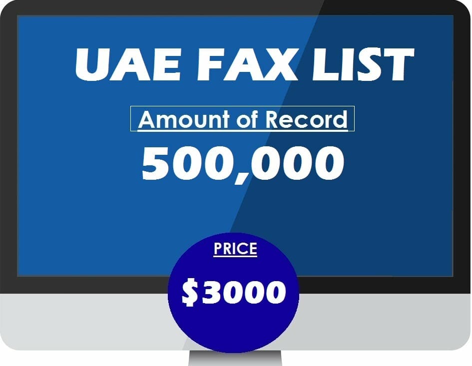 Buy UAE FAX LIST