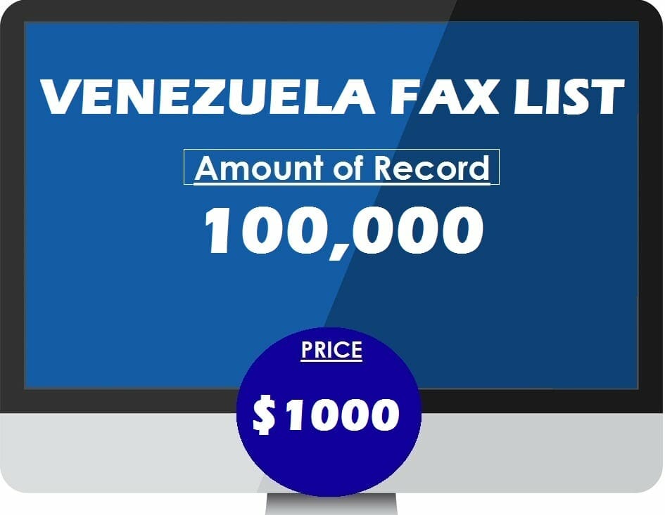 Buy VENEZUELA FAX LIST