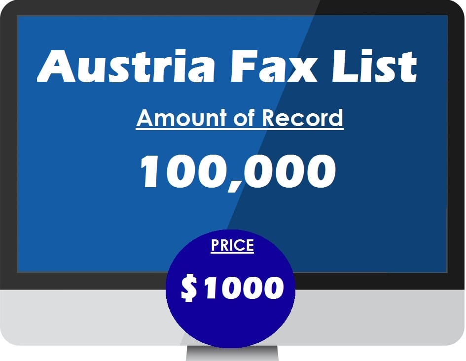 Buy austria fax list