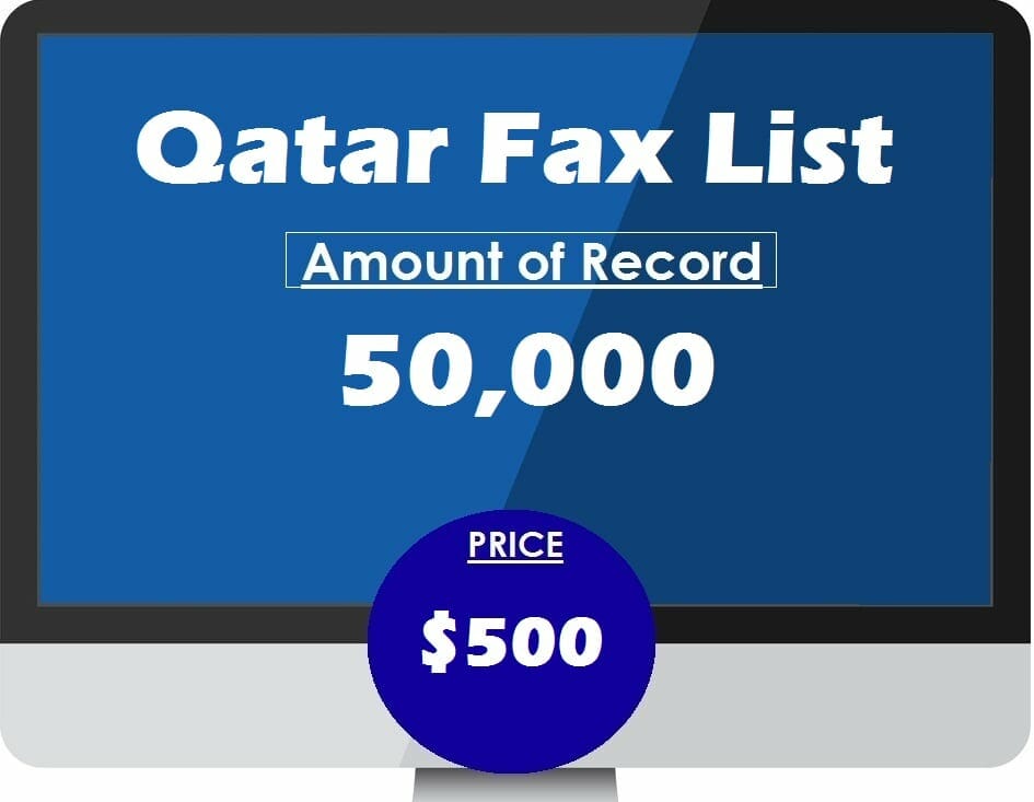 Buy qatar fax list